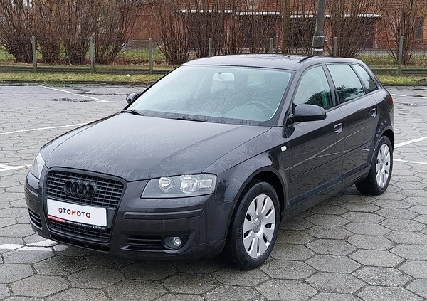 Audi A3 cena 24500 przebieg: 199000, rok produkcji 2007 z Ciężkowice małe 529